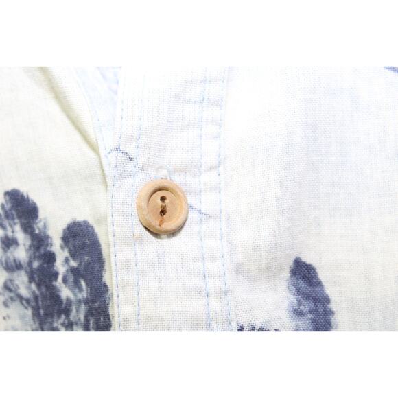 Vintage Surf Line Hawaii Printed 1/2 Button Up Pullover Shirt Large Hawaiian Top - Picture 8 of 14